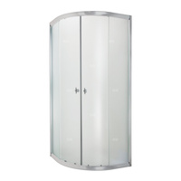 Półokrągła kabina prysznicowa Marbella szkło mrożone