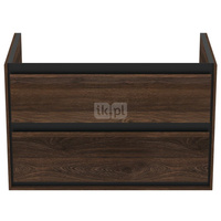 C.AIR SZAFKA UM 80X44 SLKBLK&WOOD 2 DRWR