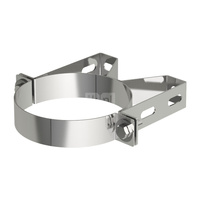 Uchwyt MK ŻARY PK WHT S50 stal nierdzewna fi 80/125 mm (mocowanie - Obejma do ściany)