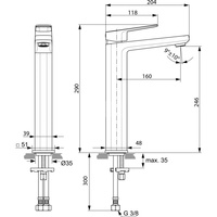 TONIC II BAT. UMYWAL. WYSOKA BEZ KORKA