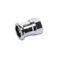 Mufa SANHA Press, miedź (chromowanie), 22 mm x 3/4'' (zw x GW)