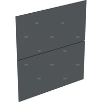 Zestaw frontów szuflad (2 szt.) do szafki bocznej GEBERIT ONE, kol. czarny matowy szer.450 mm