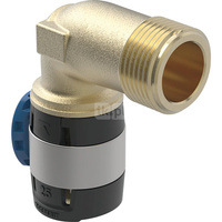 Kolano przejściowe 90' GEBERIT FlowFit, brąz bezołowiowy, 3/4'' x 20 mm (GZ x łącznik zaprasowywany)