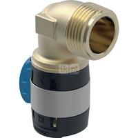 Kolano przejściowe 90' GEBERIT FlowFit, brąz bezołowiowy, 1/2'' x 16 mm (GZ x łącznik zaprasowywany)