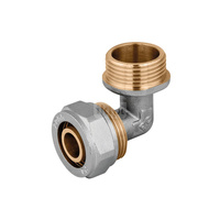 Kolano PERFEXIM 604, mosiądz, 16 x 1/2'' (zw x GZ)