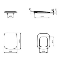 ESEDRA DESKA WOLNOOPADAJĄCA, ZAW. METAL.