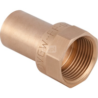 Złącze GEBERIT Mapress Kupfer przejściowe, brąz, 1/2'' x 18 mm (GW x końcówka wciskowa)