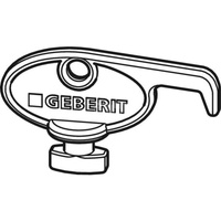 Klucz Geberit do zamykanej kratki, 13 x 13 cm