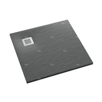 Brodzik kompozytowy Stabilsound Plus® Kalait Grey Stone 100x100x3,5 cm, kwadratowy