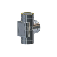 Trójnik 90' MK ŻARY PR KNN AFTS+POT FU 160 x 160 x 160 do odprowadzania spalin