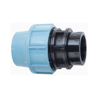 Złącze AGAFLEX PI, PP, 20 mm x 3/4'' (połączenie zaciskowe x GW) do rur PE