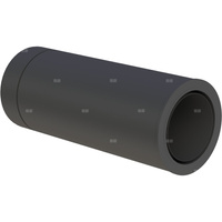 Rura 500mm fi 200mm do skracania z adapteremdo systemu FERRO lakierowana na czarno do systemu FERRO lakierowana na czarno (RAL9011)