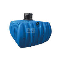 FLAT L zbiornik podziemny 5000L z nadbudową D500 H400-780 (2XDN110) - podziemny zbiornik na deszczówkę , magazynowanie wody deszczowej , podlewanie ogrodu , Zbiornik na wodę deszczową