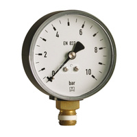 Manometr z rurką Bourdona AFRISO RF standardowy 0/1,6 bar G1/8B radialne fi 40 mm, kl. 1.6%