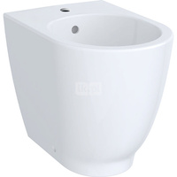 Geberit Acanto Bidet stojący, B35cm, H42.5cm, T51cm, przylegający do ściany, ukryte mocowania, z przelewem, z otworem na baterię, KeraTect
