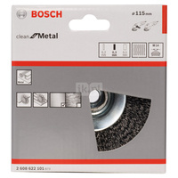 SZCZOTKA STOŻK FAL.115X0,35X- STAL M14