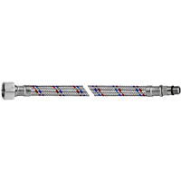 QIK Wąż elastyczny w oplocie INOX 3/8 X M10 70 KR