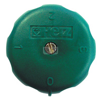 Pokrętło zielone, ze śrubą mocującą do przelotowych zaworów regulacyjnych Strömax-MW 1/2-2