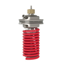 Regulator upustowy ciśnienia AFA, PN 25, 0.10 bar - 0.60 bar, 250 cm², Żółty