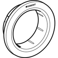Rozetka Geberit do zdalnego uruchamiania spłukiwania typ 01, okrągły, przycisk meblowy: Biały-alpin