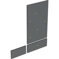 Zestaw drzwi do szafki z lustrem GEBERIT, kol. lava matowy