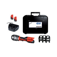 Zaciskarka QIK Novopress 103 BT (akumulator) + dodatkowy akumulator + szczęki U 16, 20, 25