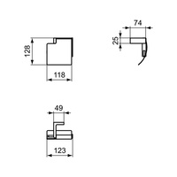 Uchwyt na papier CONCA