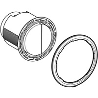 Przycisk Geberit do zdalnego uruchamiania spłukiwania typ 10, pneumatyczny, okrągły, do spłukiwania dwudzielnego: Biały-alpin