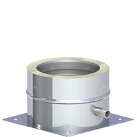 Płyta fundamentowa z odpływem skroplin w bokmontaż na cokole fi 130mm montaż na cokole fi 130mm