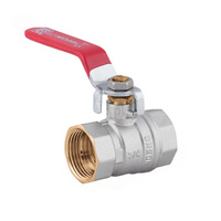 Zawór kulowy PERFEXIM 1040 mosiądz niklowany, PN16 3/4'' GW, uchwyt: dźwignia