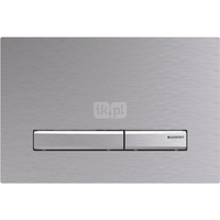 Przycisk uruchamiający Geberit Sigma50, przedni, chrom szczotk., prostokątny