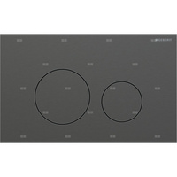 Przycisk uruchamiający Geberit Sigma40, przedni, stal nierdzewna czarny chrom, okrągły