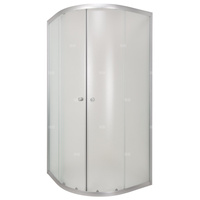 Półokrągła kabina prysznicowa Vitoria szkło mrożone