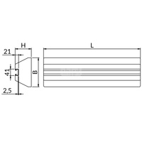 Podpora dachowa PDE 600mm PDE600