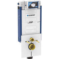 Stelaż podtynkowy Geberit Kombifix do wiszących misek WC, 106 cm, ze spłuczką podtynkową Omega 12 cm