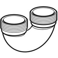 Kolano 180' GEBERIT, 32 mm (GZ)