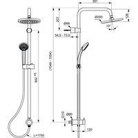 IDEALDUO SYSTEM NAT.HD/200MM BEZ BATERII