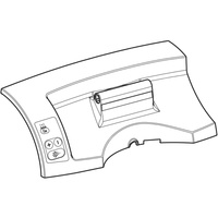 Górna część obudowy do Geberit AquaClean 5000plus: Biały-alpin