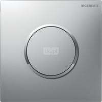 Pneumatyczny zawór spłukujący Geberit do pisuaru, ręczny, Typ 10, chrom mat, easy-to-clean, okrągły