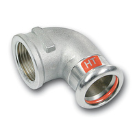 Kolano 90' Concept By SANHA Therm Industry, stal (cynk/nikiel), 28 mm x 1'' (zw x GW)