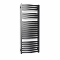 CONCEPT Grzejnik łazienkowy Sydney 1210/400, 434W, czarny mat, podł. ZS