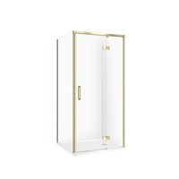 SET C266 KABINA LARGA PRAWA ZŁOTA MAT 80X80X195+TAKO BIAŁY 80X4 WIR