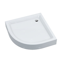 Brodzik akrylowy Eko 2.0 90x90x16 cm R55, półokrągły