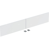 Zestaw frontów szuflad (2 szt.) do dolnej szafki pod umywalkę z dwoma szufladami GEBERIT ONE, kol. biały matowy