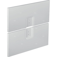 Zestaw frontów szuflad Koło Twins do szafki pod umywalkę z dwoma szufladamii: Biały, Szerokość umywalki=60cm