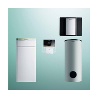 Pakiet systemowy OZE - Pompa ciepła gruntowa solanka-woda VAILLANT VWF 87/4 flexoTHERM 8.8 kW 400 V + Regulator sensoCOMFORT VRC 720 + Zasobnik c.w.u. VIH RW300/3BR + Moduł chłodzenia pasywnego VWZ NC 11/4 + Moduł komunikacji internetowej VR 940f