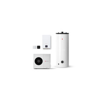 Pompa ciepła powietrzna GeniaAir Split HA 7-8.2 OS 230V + Moduł ścienny HA 7-8.2 WSB + Zasobnik c.w.u. FEW 250 + Regulator SRC 720 + Moduł internetowy