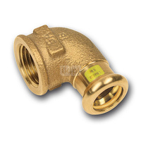 Kolano 90' SANHA Press Gas, Cu, 18 mm x 1/2'' (zw x GW)