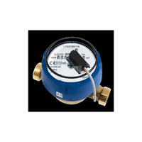 Wodomierz jednostrumieniowy suchobieżny z nadajnikiem impulsów REED SIMPLE, typu GSD8-R DN 20 Q3=4,0 m3/h R100/50, Tmax: 90st.C, L=130 mm