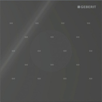 Płyta przykrywająca Geberit typ 40, okrągła: Czarny